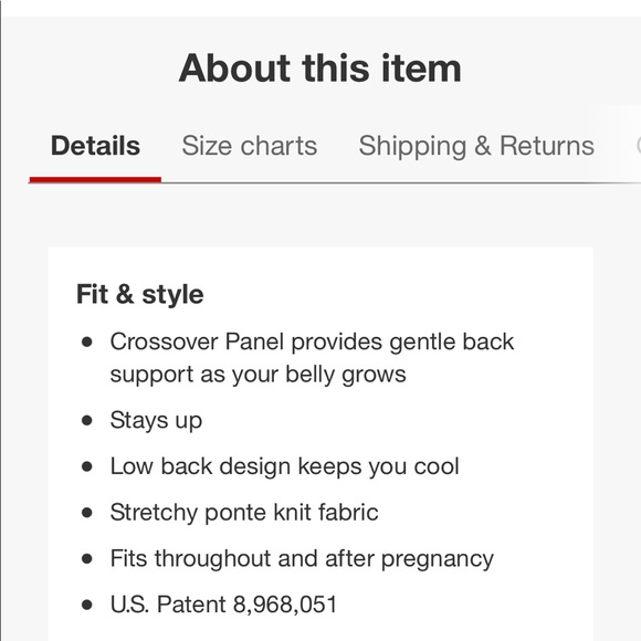 Maternity Pants - Isabel Maternity by Ingrid & Isabel - Picture 6 of 8